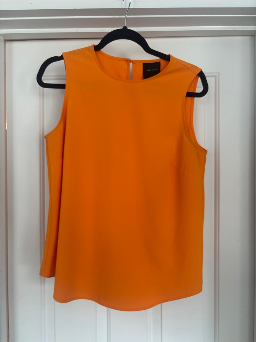 Alex Marie Yellow Orange Sleeveless Shell Top